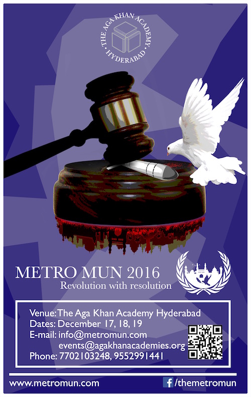 Hyd 201612 Metro MUN poster.jpg | Aga Khan Academies